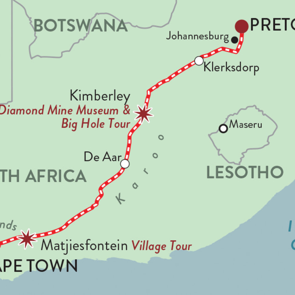 Rovos Rail Kapstadt-Pretoria